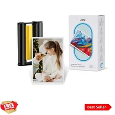 Amber M100/M200/M110/M210 4x6'' Photo Printer 40 Sheets Photo Paper & 1 Cartr...