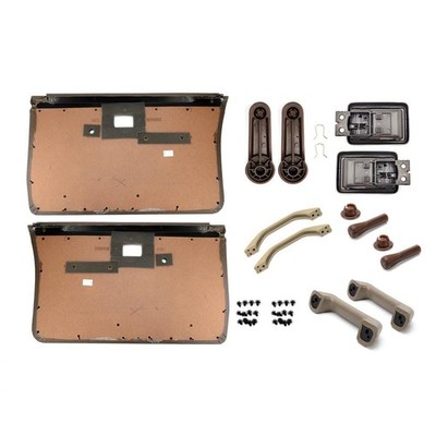 D21です。 Fit Nissan Brown Set Door Panel Side Handle Lock Interior For D21