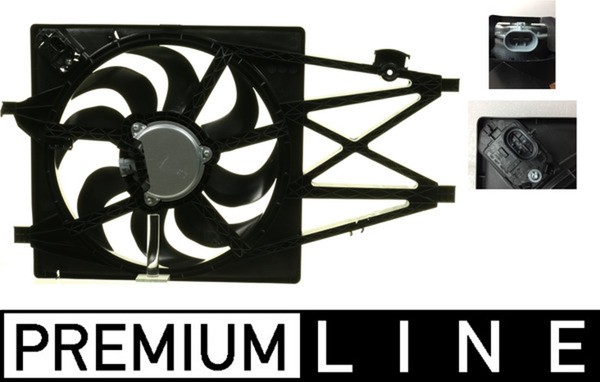 LüFter MotorküHlung Premium Line Mahle Cff 218 000P FüR Giulietta Alfa 368Mm 4C-image