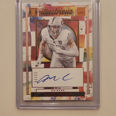 2025 Panini Impeccable Illustrious Ink Maxx Crosby Autograph 22/25 Raiders