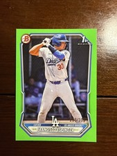 2026 Bowman Neon Green Border Francisco Espinoza 238/399 Los Angeles Dodgers