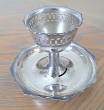 Vintage silver plated egg cup 
