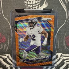 🔥 2025 PANINI PRIZM NNAMDI MADUBUIKE #22 ORANGE WAVE 64/65 Fresh Pick