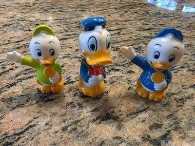 Disney Vintage 80's Disney Huey Dewey Donald Duck PVC Figures