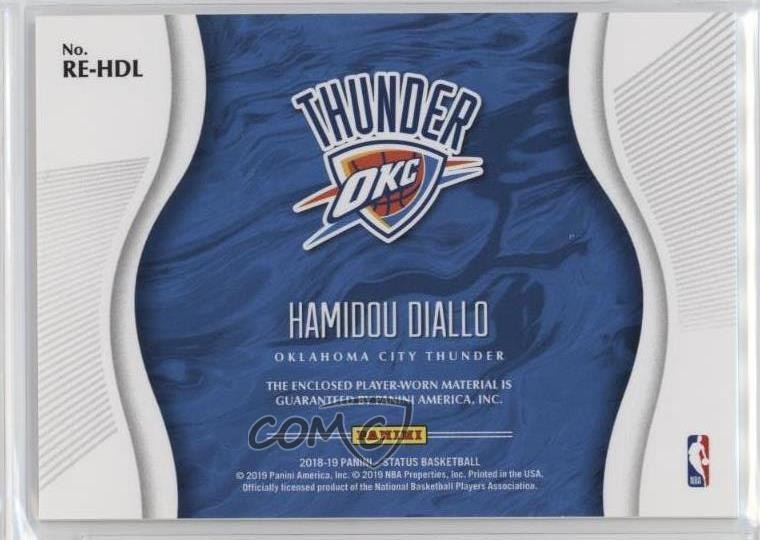 2018-19 Panini Status Rookie Essentials Hamidou Diallo #RE-HDL tq4 thumbnail 2