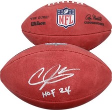 Andre Johnson Houston Texans Signed Duke Full Color Football with HOF 2024 Insc