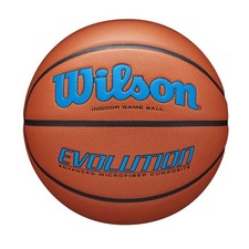 WILSON Evolution Indoor Game Basketballs - Size 5, Size 6 and Size 7