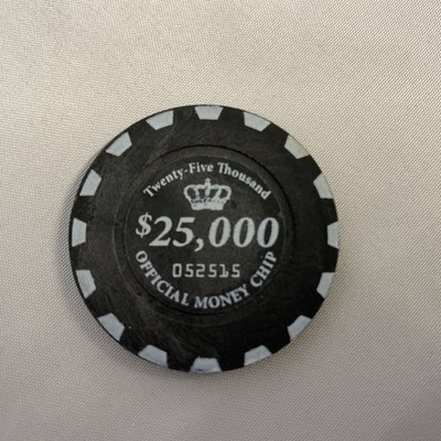 FAKE Unofficial $25,000 Casino Chip Same S/N As Many