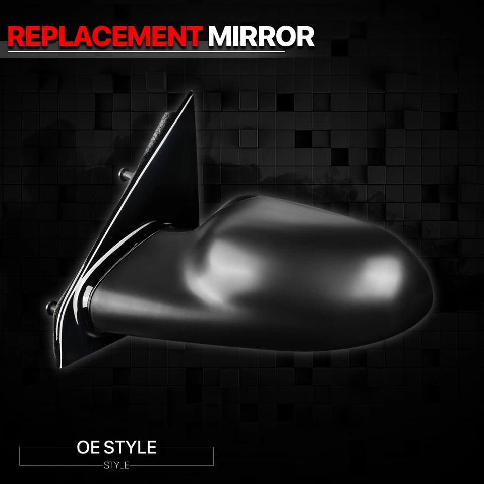 [Izquierda] Espejo retrovisor eléctrico + de repuesto térmico para 00-05 Saturn L/L300/LS/LW Foto 2 de 4