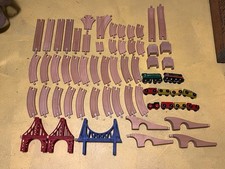 Wooden Trains  Tracks Lot 60 Pieces Brio, IKEA, Thomas, Maxim, Maison Joseph
