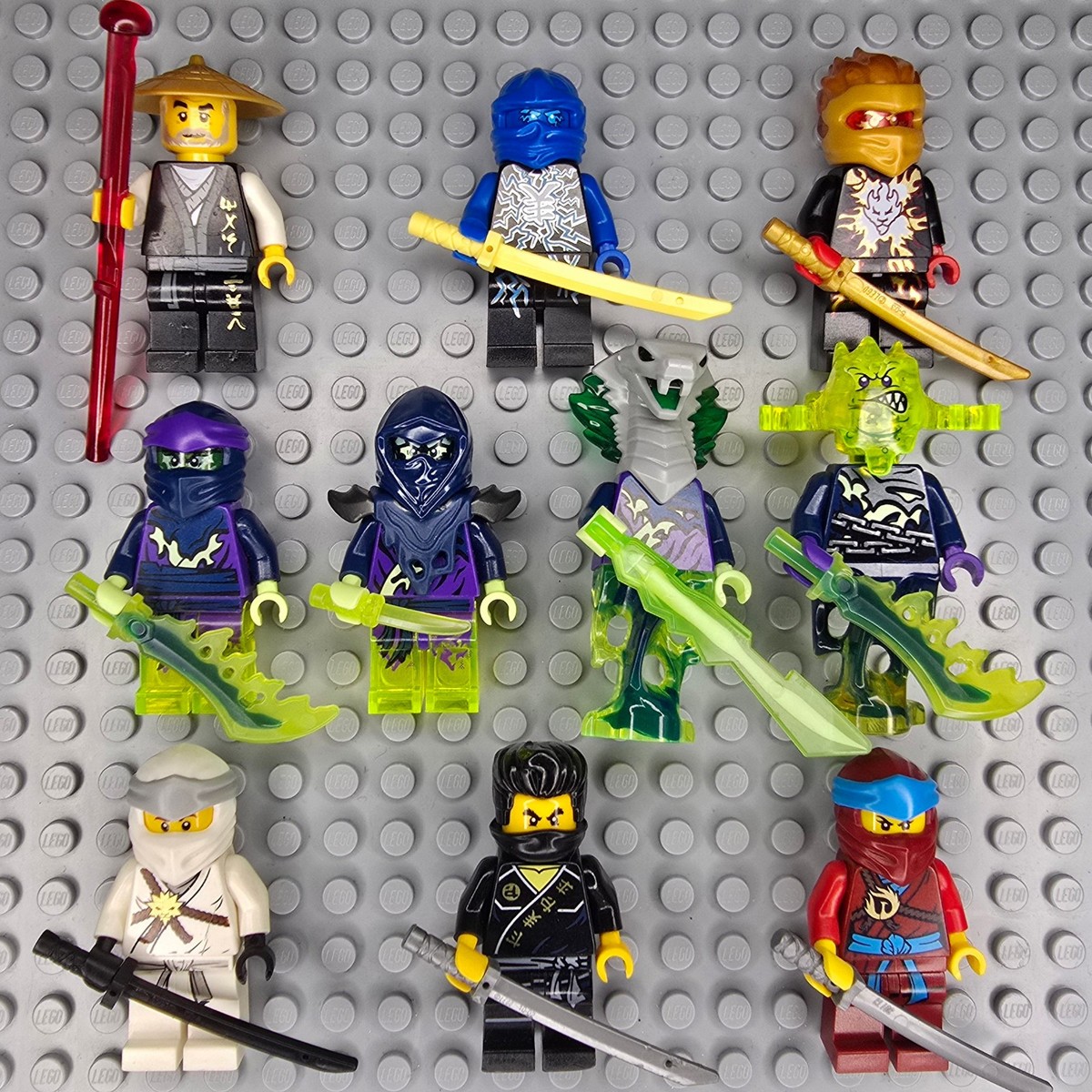 Lego Ninjago Minifigures Lots and Accessories