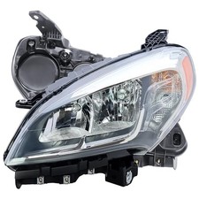 Replacement Driver Left Side Chrome Headlight Headlamp Driver LH Side