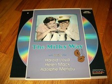 THE MILKY WAY Laserdisc LD VERY GOOD VERY RARE GREAT FILM HAROLD LLOYD STARS