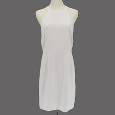 MINKPINK white halter lined casual dress large