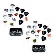 Beatles Guitar 30 Picks Signature Series Sgt. Peppers Planet Waves 2 Pick Tins