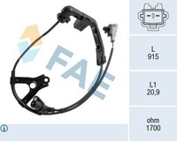 ABS Sensor Raddrehzahl FAE 78578 FüR Toyota Corolla Liftback Compact EE111_ 16V