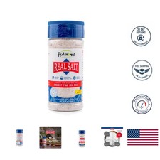 Real Sea Salt, Gluten-Free 10 Ounce Shaker - Deliciously Sweet  Natural