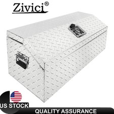 Diamondplate Built Aluminum Trailer Tongue Toolbox 30x13x13 Fits Pickups Diamondplate Built Aluminum Trailer Tongue Toolbox 30x13x13 Fits Pickups