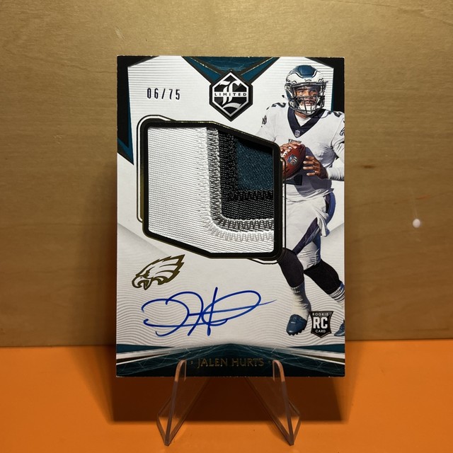 2020 Panini Limited - Rookie Patch Autographs Variation Jalen Hurts RC /75