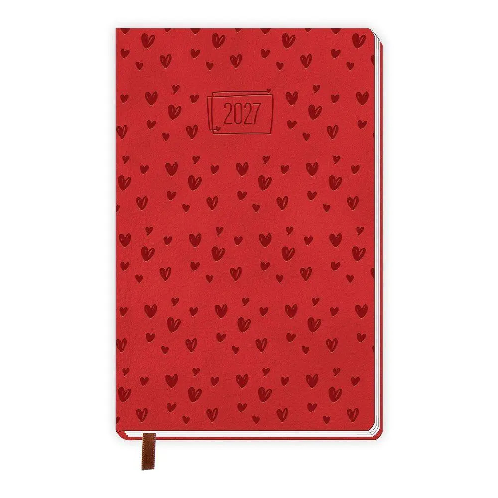 Trötsch Verlag Gmbh Trötsch - Taschenkalender A6 Soft Touch Herzchen 2027 - Bild 3