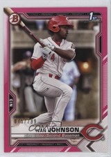 2021 Bowman Prospects Fuchsia Border Ivan Johnson (Should Be Card #BP-149) 1bc4