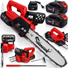 Scie Électrique Sans Fil 12 Pouces 48V 2x Batterie Moteur Sans Charbon