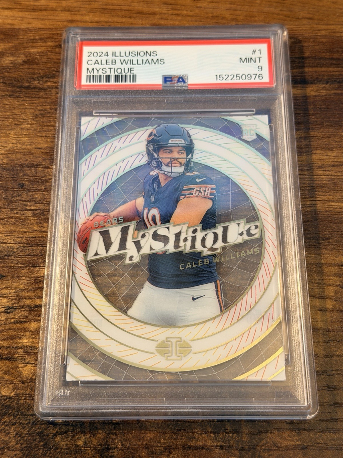 2024 Panini Illusions - Caleb Williams #1 (RC) - Mosaic Mystique - PSA 9 MINT! view 11