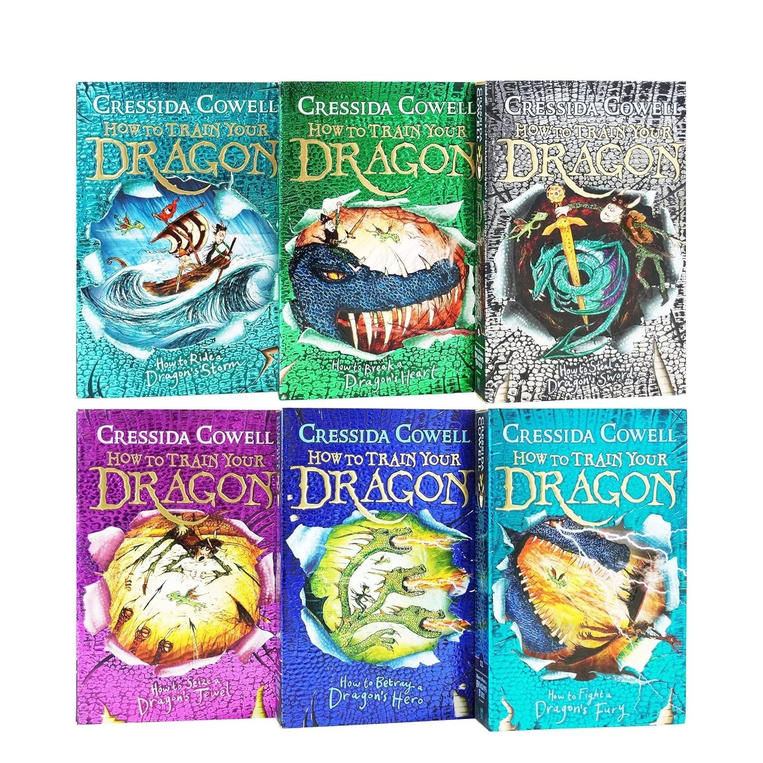 B&Q -  How To Train Your Dragon 6 Books Collection Set Book 7 To 12 By Cressida Cowell - Image 5