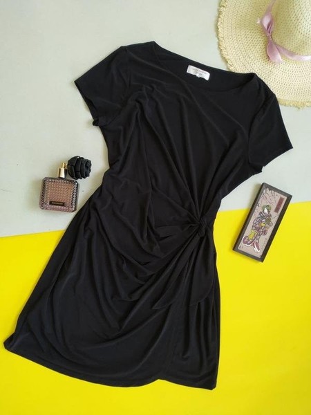 Women Laura Ashley Dress Black 38 / M / 46 #A3CS