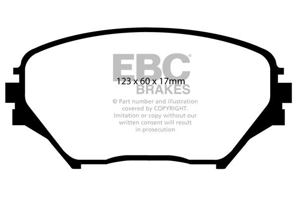 EBC DP1402 BRAKE PAD SET DISC BRAKE Front