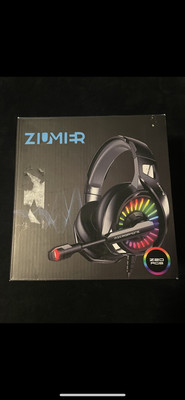 ZIUMIER Z20 Black Gaming Headset for PC PS4 PS5 Xbox One Controller Wired Ove...