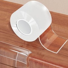2.6 in x 9.84 FT Clear Soft Corner Protectors Strip, Furniture, Sharp Edge