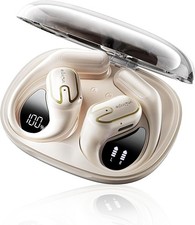 Wireless Open Ear Earbuds - 80 Hours Playtime, Touch Control  Waterproof design