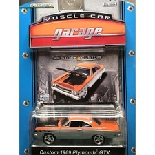 Greenlight 1:64 Custom 1969 Plymouth GTX Orange Collectible Car