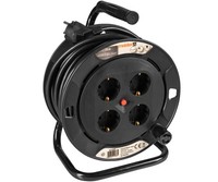 Kabeltrommel VerläNgerungskabel H05VV-F 3G1,5Mm² 15M Mit 4 Steckdosen IP20 Kabel