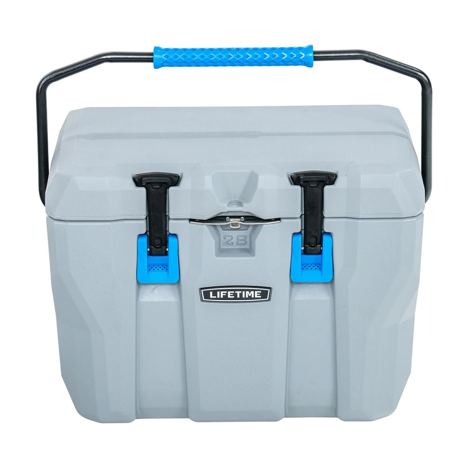 28 Quart New High-Performance Polyethylene Cooler, Gray