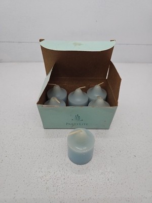 Partylite Sky Box of 6 Votive Candles NOS V0665 NOS