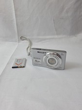 Sony Cyber-shot DSC-W730 16.1MP Camera Silver 8x Zoom w/ Battery Tested Works
