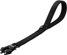 Heavy Duty Short Dog Leash 18 Inch Nylon Traffic Leash with Quick Release Cli...