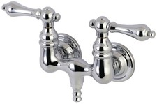 Kingston Brass AE32T Vintage Wall Mounted Clawfoot Tub Filler - Chrome