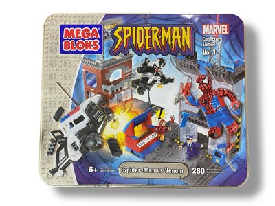 Vintage Mega Bloks 2004 Spider-Man vs Venom Collectors Edition #1931 Tin Only