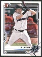 2021 Bowman Draft #BD-17 JJ Bleday Miami Marlins 3580
