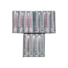 12- Pack Tenergy Rechargeable Batteries NiMH 1.2V AAA 1000 mAh Solar Lights Etc