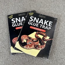 Glue Trap Supersized Snake Large Rat Mice Insects Etc 2 Pack Expires 12/29