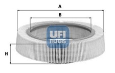 Luftfilter UFI 30.993.00 Filtereinsatz f&uuml;r KLASSE MERCEDES SL W126 C126 R107 350