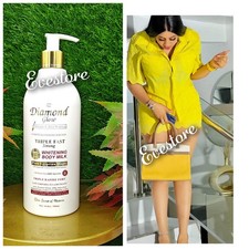 GCC DIAMOND GLOW WHITENING BODY MILK WITH Carrot Oil  VIT A,K,E 500mlx1      