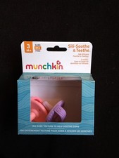 Brand New Munchkin Sili-Soothe And Teethe 2ct Silicone Pacifier And Teether