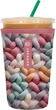Sok It JavaSok Iced Coffee  Cold Soda Insulated Neoprene Cup Sleeve Cozy in Co