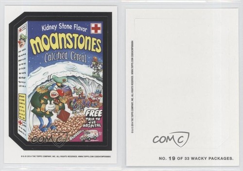 2014 Topps Wacky Packages Old School Series 5 Die-Cut Pop-Outs Moanstones 0e3 - Zdjęcie 3 z 3