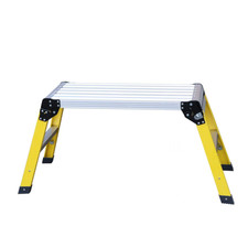 Aluminum Step Ladder Heavy Duty Foldable Aluminum Platform 330 Lbs Capacity